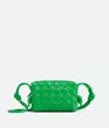 Bottega Veneta Loop Woven Leather Cross-body Bag In Green