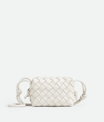 Bottega Veneta Candy Loop Camera Bag In White