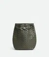 Bottega Veneta Small Andiamo Bucket In Green