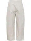 Bottega Veneta Sailor Mid-rise Wide-leg Trousers In Gray