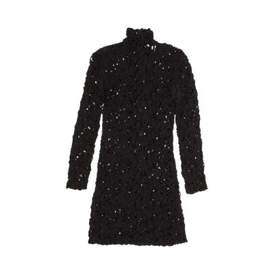 Pre-owned Bottega Veneta Salon 02 Mockneck Dress 'black' | Women's Size S