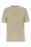Bottega Veneta Crochet-knit Cotton T-shirt