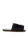 Bottega Veneta Patch Flat Mules In Padded Intreccio Leather