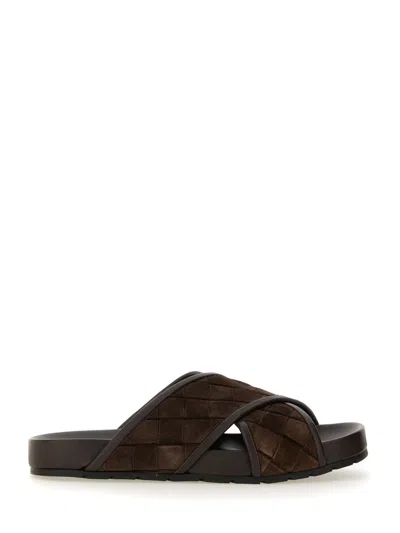 Bottega Veneta Sandal Tarik In Brown