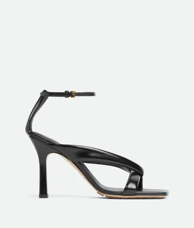 Bottega Veneta Sandale À Bride Riva In Black