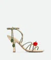 Bottega Veneta Adam Sandal Buff In Buff/windswept/avocado/dark Praline