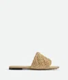 Bottega Veneta 10mm Lido Viscose Sandals In Beige