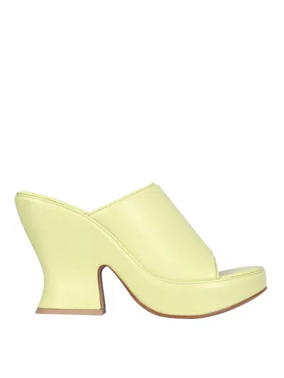 Bottega Veneta Sandalias - Amarillo