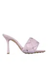 Bottega Veneta Lido 90mm Leather Mules In Color Carne Y Neutral