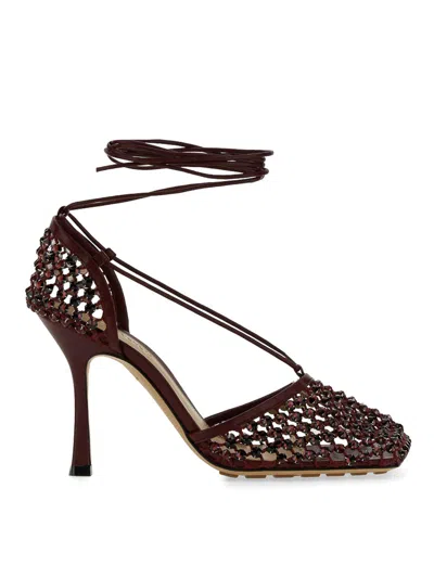 Bottega Veneta Sandalias - Rojo Oscuro