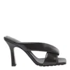 Bottega Veneta Criss Cross Padded Leather Slide Sandals