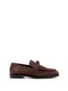 Bottega Veneta Astaire Suede Loafers In Brown