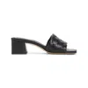 Bottega Veneta Parco 45 Intrecciato Leather Mules In Black