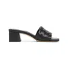 Bottega Veneta Parco 45 Intrecciato Leather Mules In Black