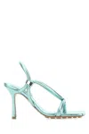 Bottega Veneta Light-blue Leather Stretch Heels In 3027
