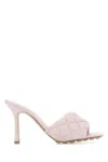 Bottega Veneta Open-toe Quilted Dress Shoes In 5071