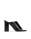 Bottega Veneta Black Atomic Heeled Sandals In Black