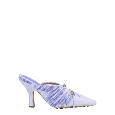 BOTTEGA VENETA BOTTEGA VENETA SANDALI BUNNIE DONNA VELLUTO VIOLA/AMETISTA