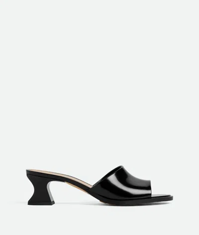Bottega Veneta Sandals " Cha-cha Mule" With Sculptural Heel. In Black