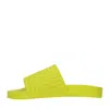 Bottega Veneta Intrecciato Logo-embossed Slides In Giallo Vivaci