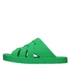 Bottega Veneta Parakeet Crossover Strap Slides In Green