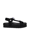 Bottega Veneta Trip Nylon Tech Slingback Sandals