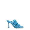 Bottega Veneta 100mm Twisted Interwoven Leather Sandals