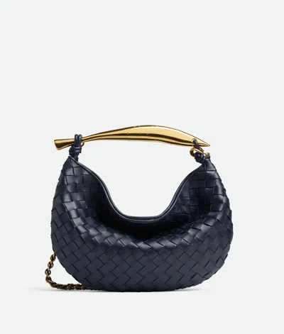 Bottega Veneta Sardine With Chain In Blue