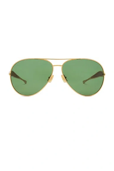 BOTTEGA VENETA SARDINE AVIATOR SUNGLASSES