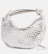 Bottega Veneta Tote Sardine Baby Aus Metallic-leder