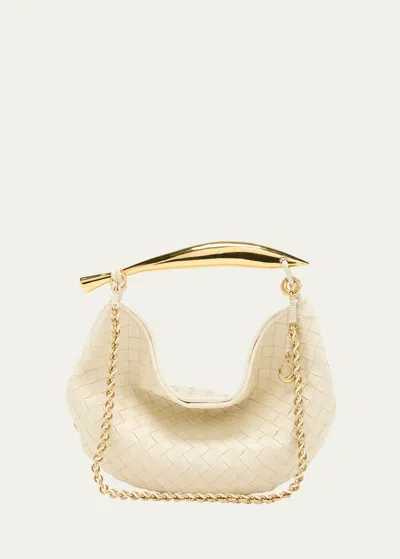 Bottega Veneta Sardine Bag With Chain In Neutral
