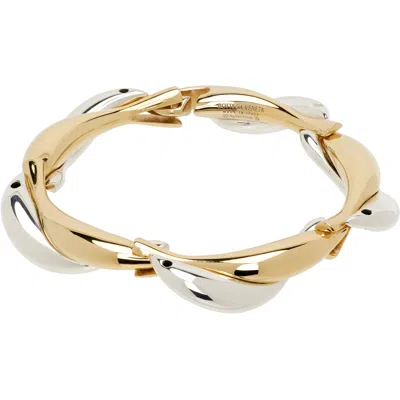Bottega Veneta Sardine Bracelet In Gold