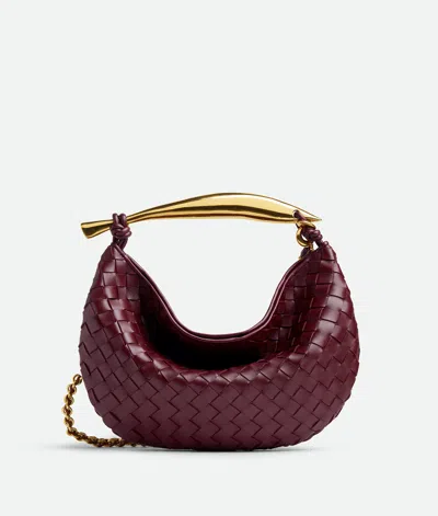 Bottega Veneta Sardine Chain In Bordeaux