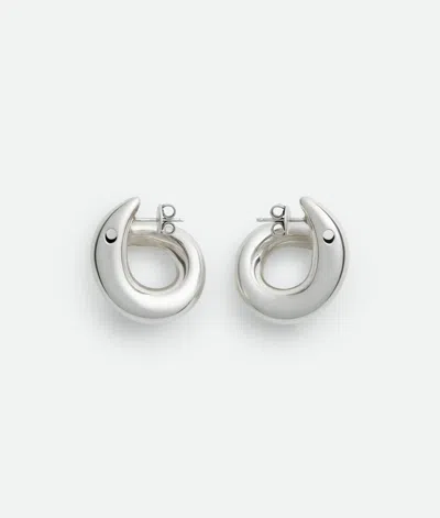 Bottega Veneta Sardine Earrings In Silver