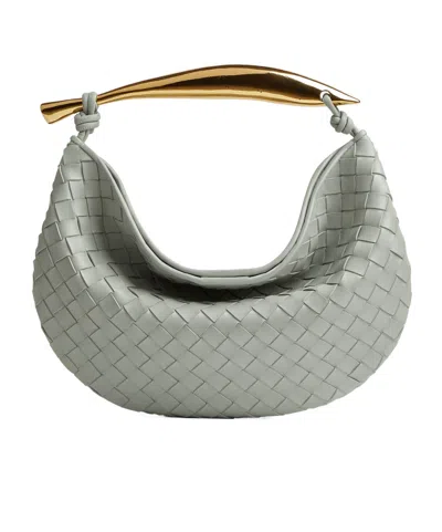 Bottega Veneta Sardine Leather Tote Bag In Grey