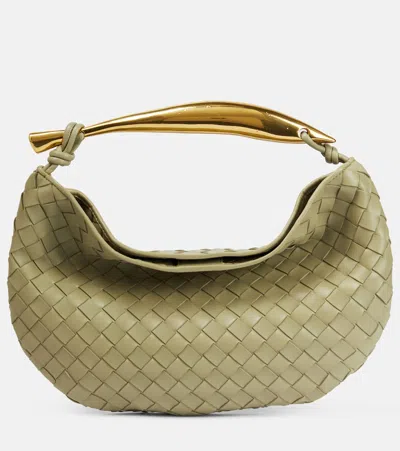 Bottega Veneta Sardine Leather Tote Bag In Travertine-muse Bra