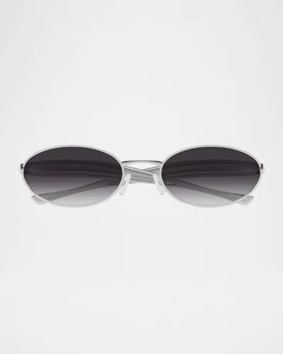 BOTTEGA VENETA SARDINE LOGO ENGRAVED METAL SUNGLASSES