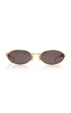 Bottega Veneta Sardine Metal Sunglasses