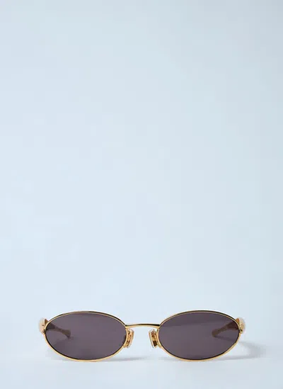 BOTTEGA VENETA SARDINE OVAL SUNGLASSES