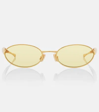 Bottega Veneta Women Sardine Sunglasses In Yellow