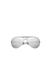 Bottega Veneta Sardine Pilot-frame Sunglasses In White