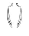 Bottega Veneta Sardine Earrings In Gray