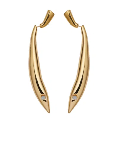 Bottega Veneta Sardine Earrings In Gold