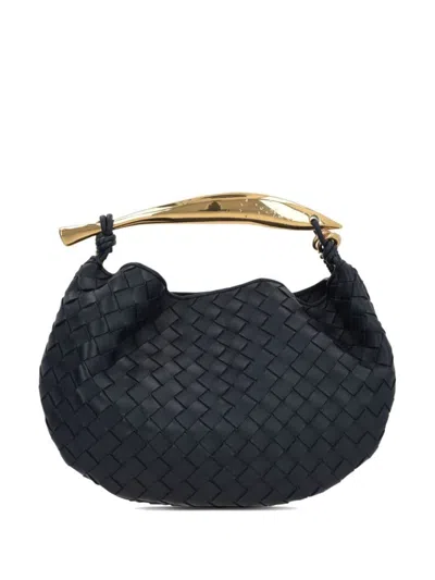 Bottega Veneta "sardine" Shoulder Bag With Chain In Black