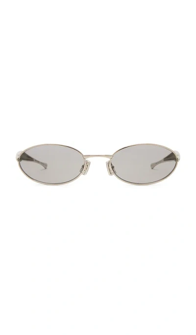 Bottega Veneta Sardine Sunglasses In Gray