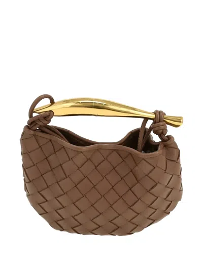 Pre-owned Bottega Veneta Sardine Tote Bag In Brown