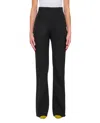 Bottega Veneta Sartorial Wool Twill Flared Pants In Black