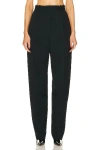 Bottega Veneta Sartorial Wool Twill Trousers In Black