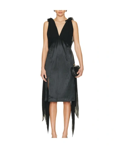 BOTTEGA VENETA BOTTEGA VENETA FLUID MIDI DRESS