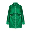 Bottega Veneta Satin Parka Women In Green